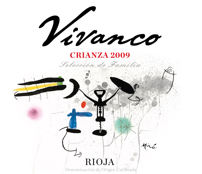 Etiqueta de vino Vivanco Crianza